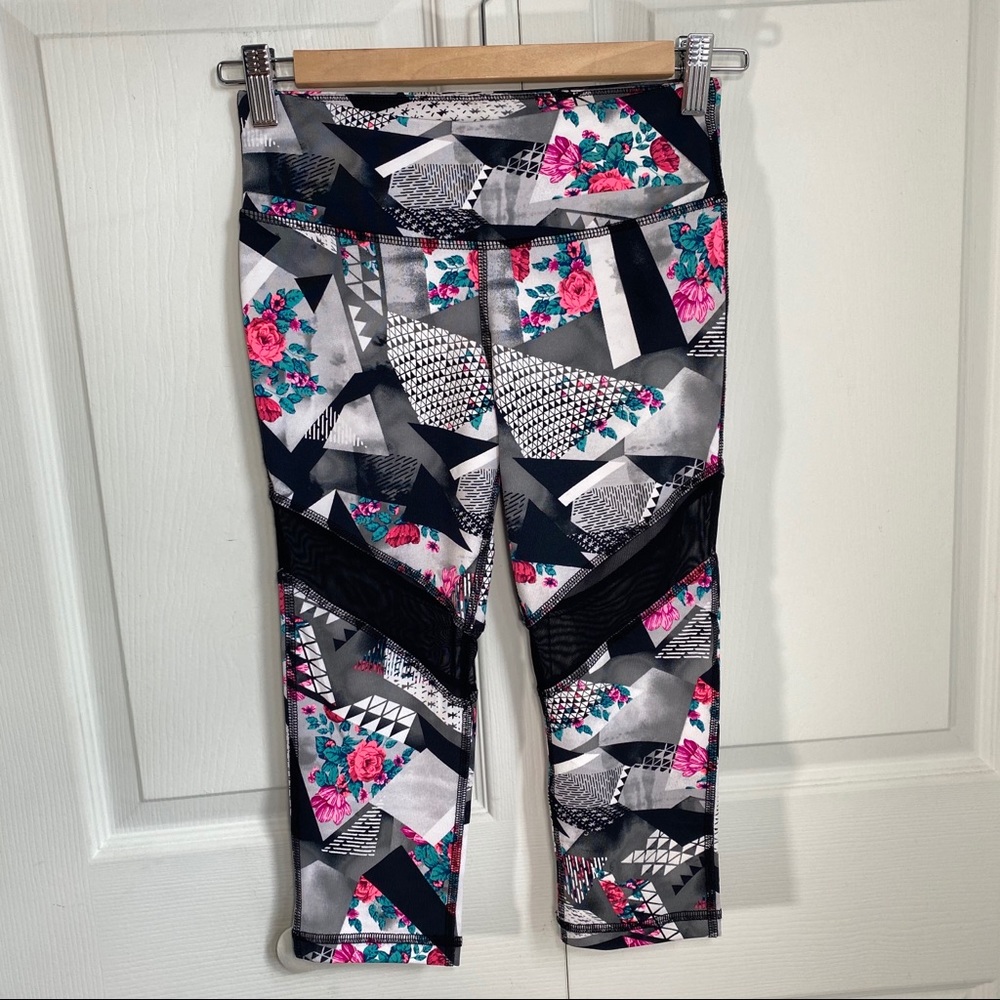 Material Girl Mesh Cropped Leggings